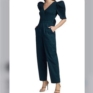 Sea New York Gaia Smocked Jumpsuit sz 10